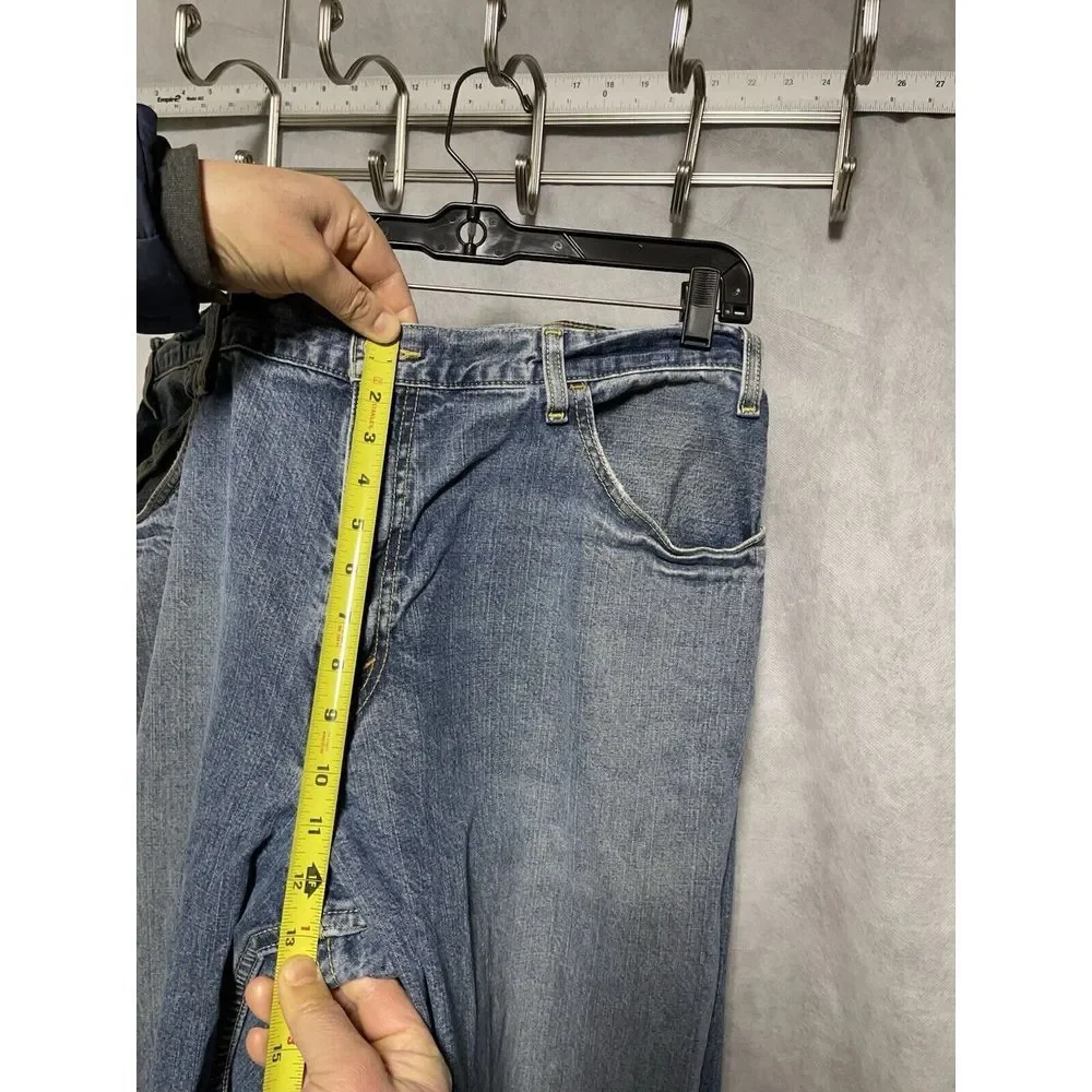 VTG‎ Silvertab Baggy Jeans Men 38x32 Blue Loose Wide Leg Street Skater Levis Y2K